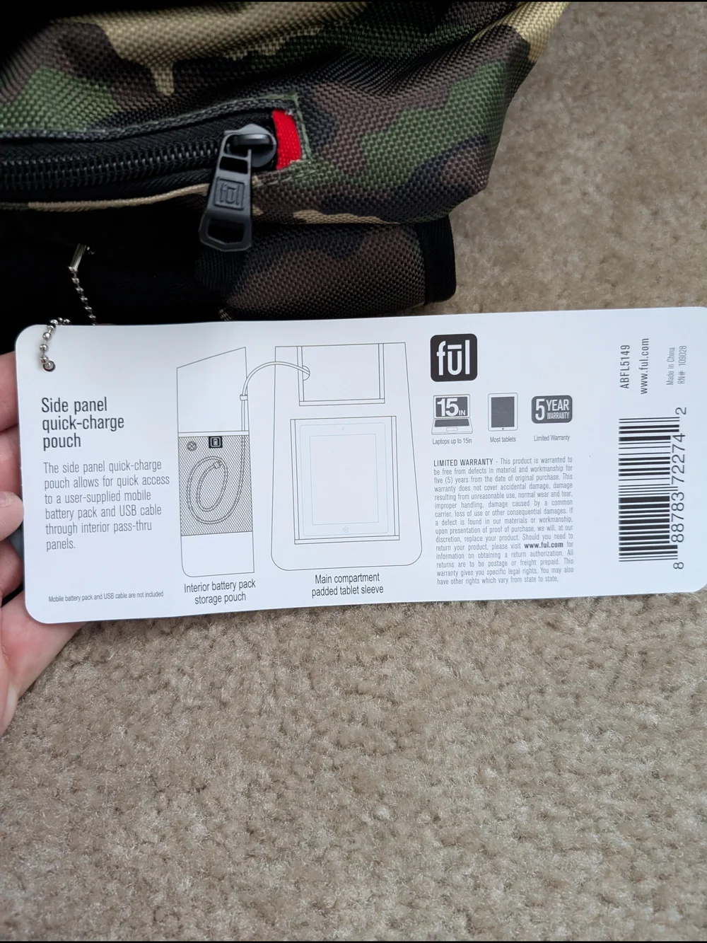 Fül Laptop Backpack